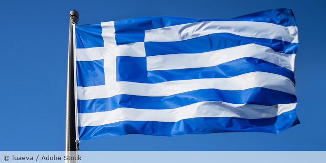 Greece flag.
